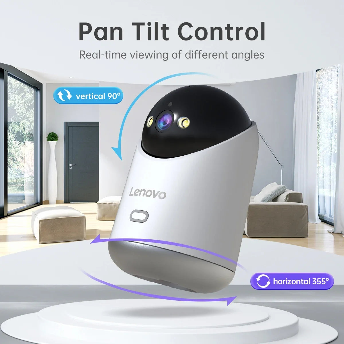 Caméra De Sécurité Intelligente WiFi 5MP Avec Vision Nocturne
