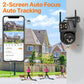 Caméra De Surveillance Double Objectif 4K Étanche Wi-Fi
