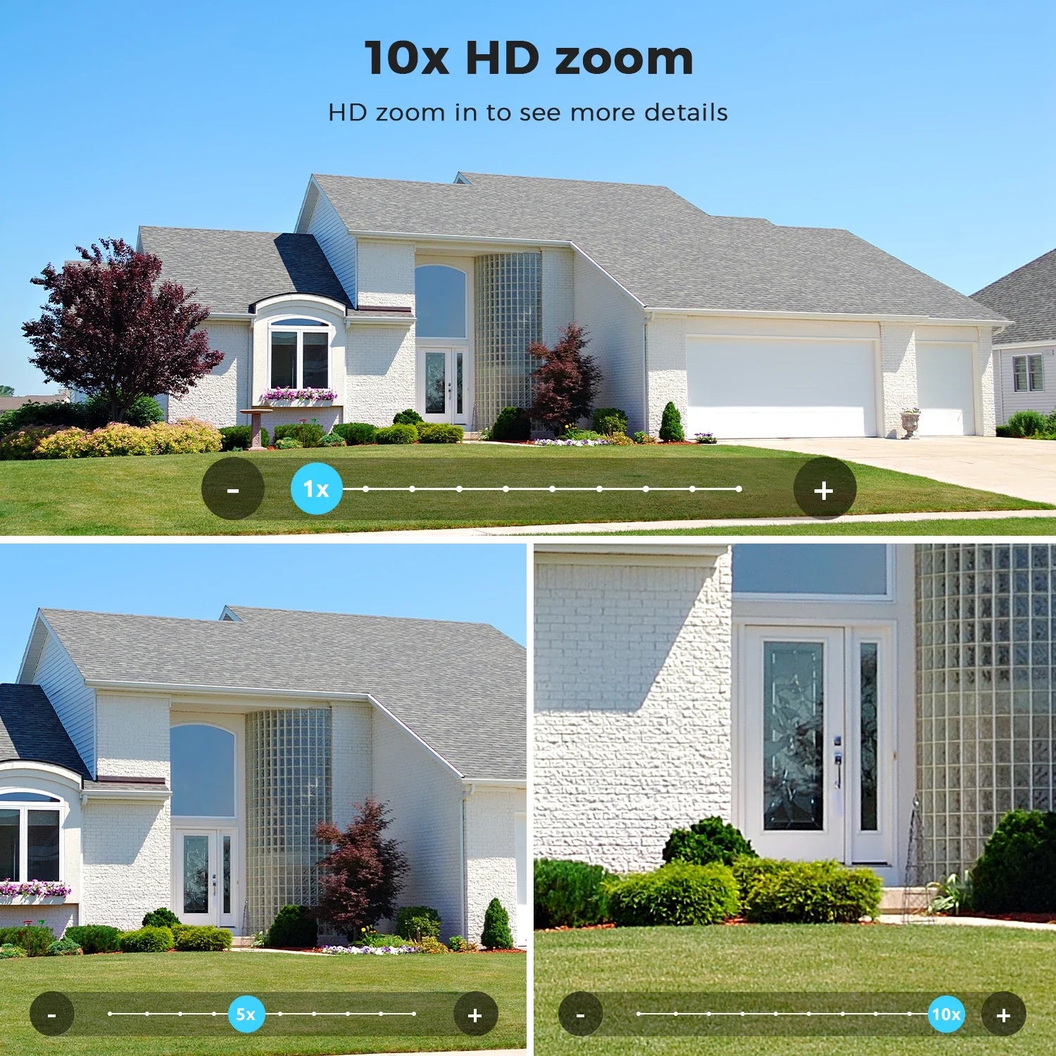 Caméra De Surveillance Extérieure PTZ Wi-Fi 10X
